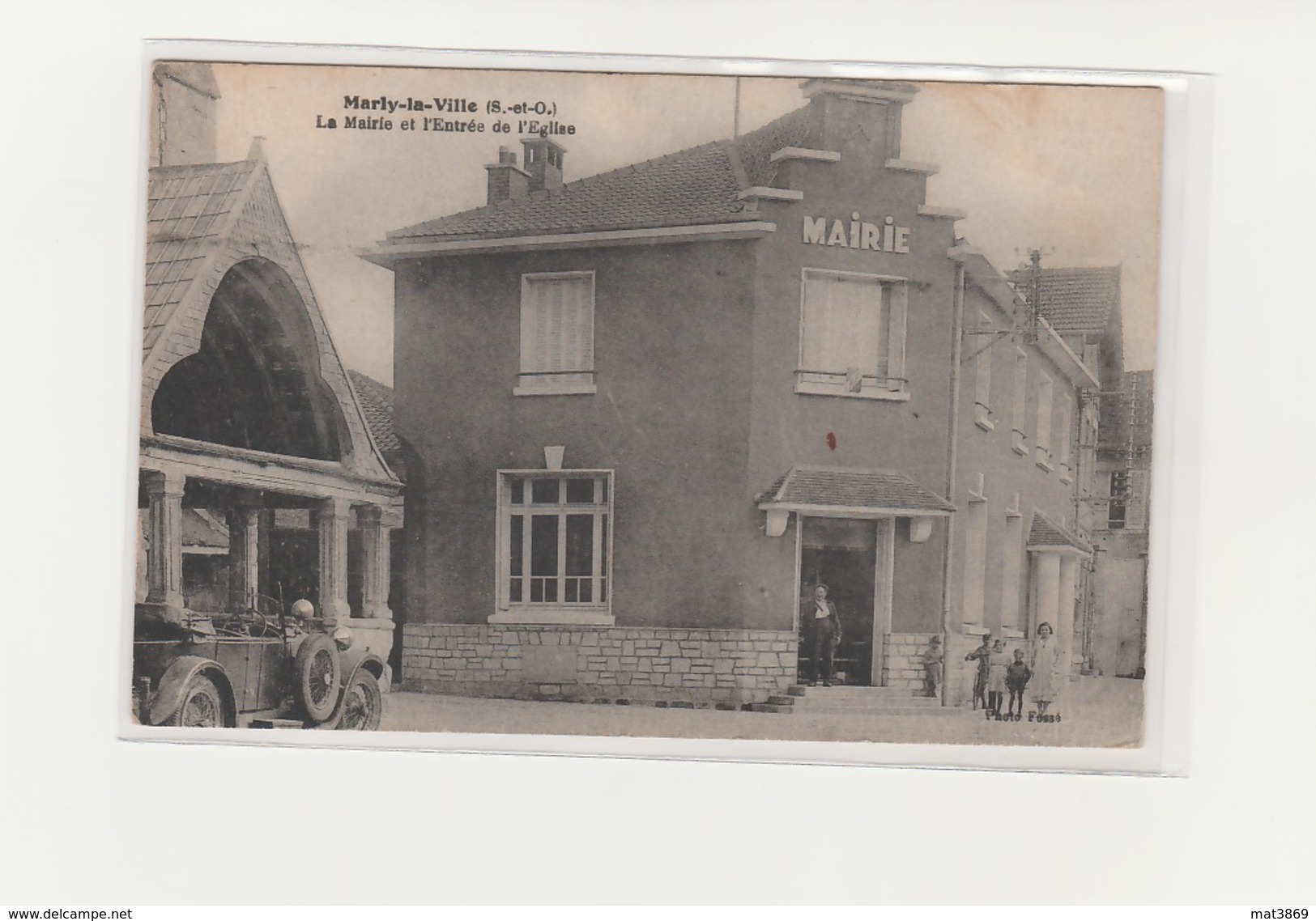 MARLY LA VILLE MAIRIE EGLISE - Marly La Ville