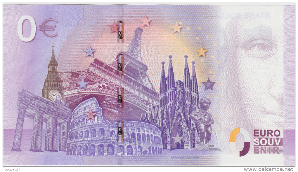 BILLET TOURISTIQUE 2016 LION DE BELFORT AUGUSTE BARTHOLDI - Private Proofs / Unofficial