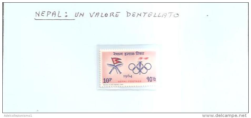 64249) Nepal-1964 -olimpiadi Di Tokio -serie Di 1 V.- Nuovo- - Nepal