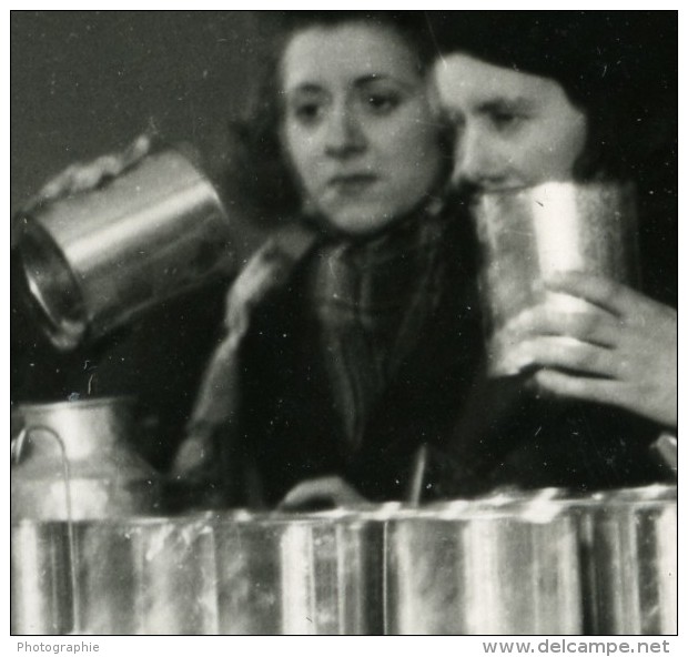 France Nouvelles Coopératives Ouvrières Francaises Propagande Ancienne Photo Trampus 1944 - Professions