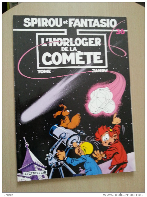 Spirou L'horloger De La Comète BD Publicitaire AGIP Tome Janry - Spirou Et Fantasio