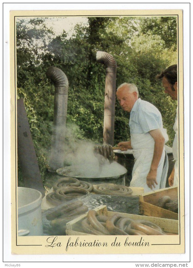 Métiers D'Antan--Vieux Métiers--La Fabrication Du Boudin (G D Agricole De Varennes-Changy-45)-animée-cpm éd Nivernaises - Artigianato