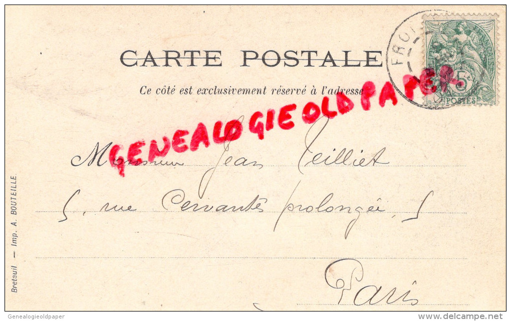 60 - FROISSY - CHATEAU 1903- - ECRITE A  JEAN TEILLIET ST SAINT JUNIEN- PARIS - Froissy