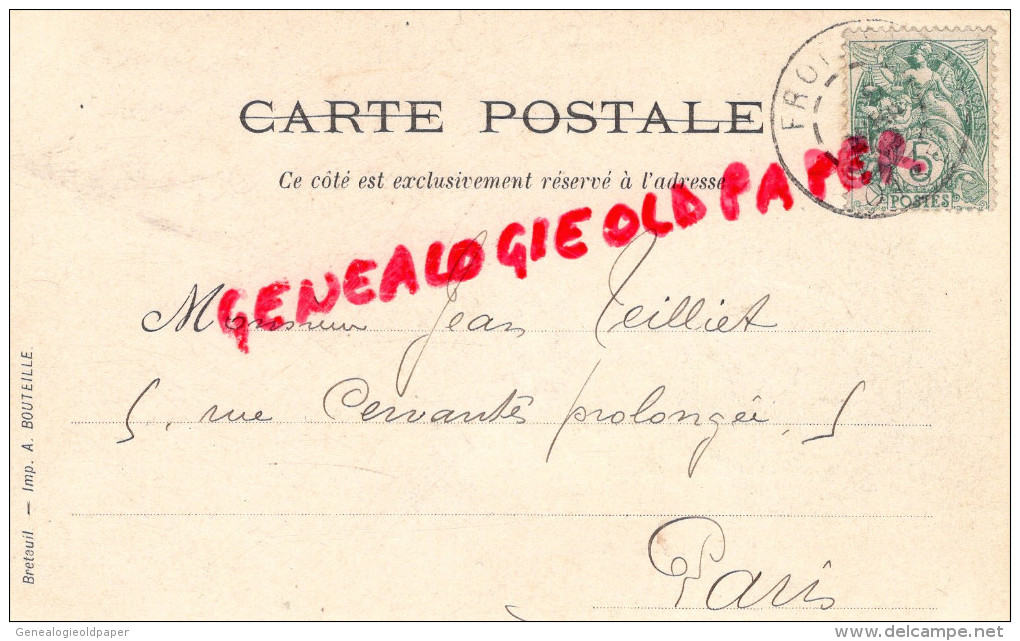 60 - FROISSY - PROVINLIEU ENTREE - 1903 - ECRITE A  JEAN TEILLIET ST SAINT JUNIEN- PARIS - Froissy