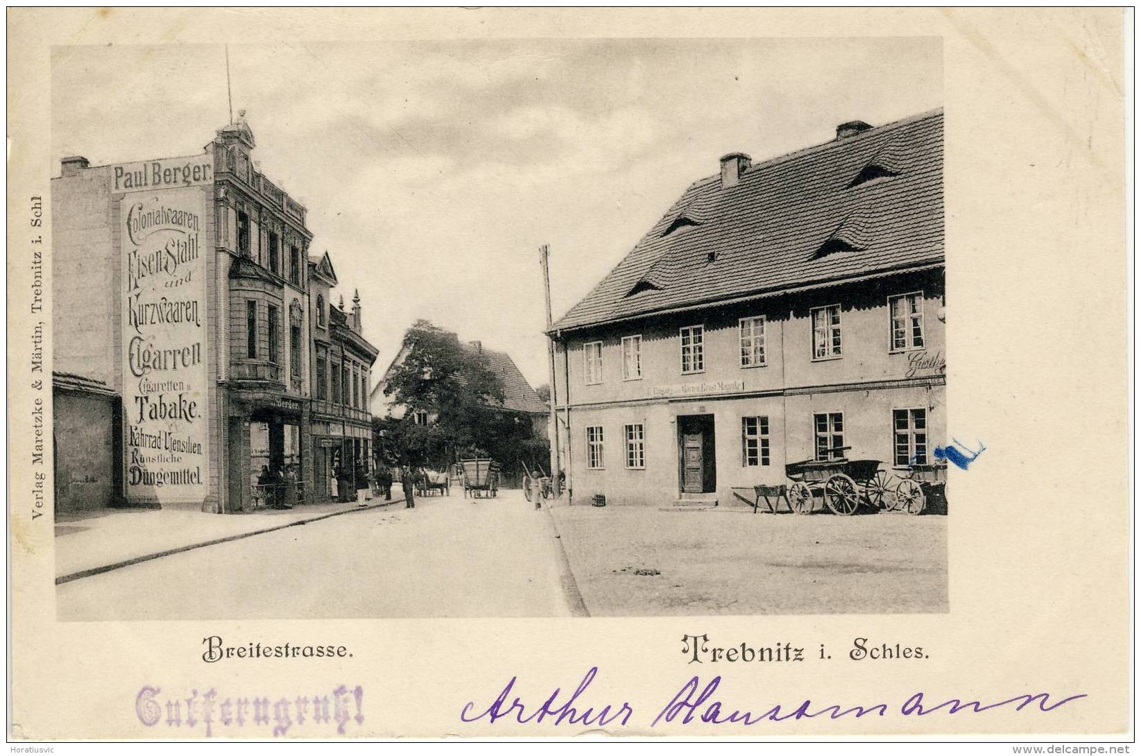 Trebnitz I. Schlesien-Breitestrasse- Maretzke & Märtin - Poland