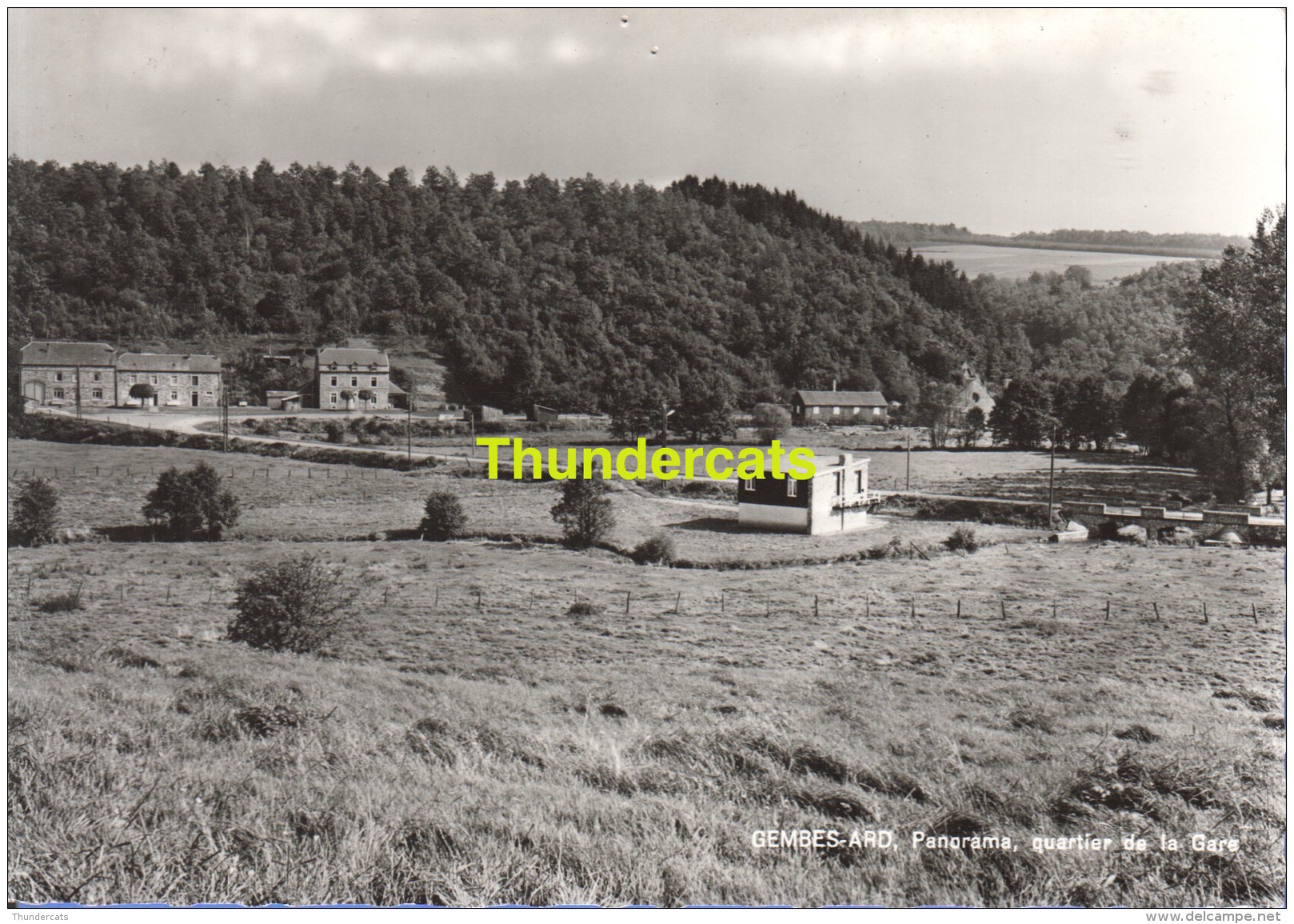 CPSM PHOTO GEMBES ARD PANORAMA QUARTIER DE LA GARE - Daverdisse