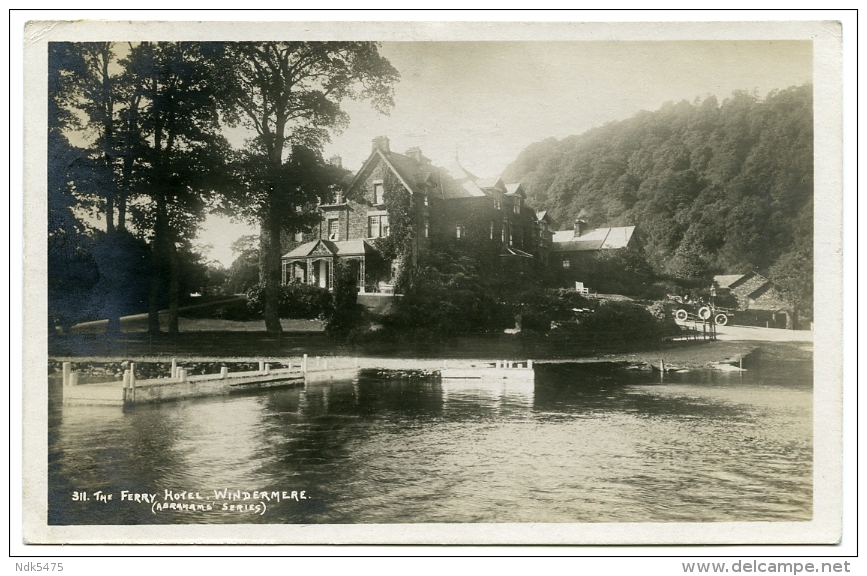 LAKE DISTRICT : WINDERMERE - THE FERRY HOTEL (ABRAHAMS) / ADDRESS - STONE, LONDON ROAD, ALTONA (JOHNSON) - Other & Unclassified