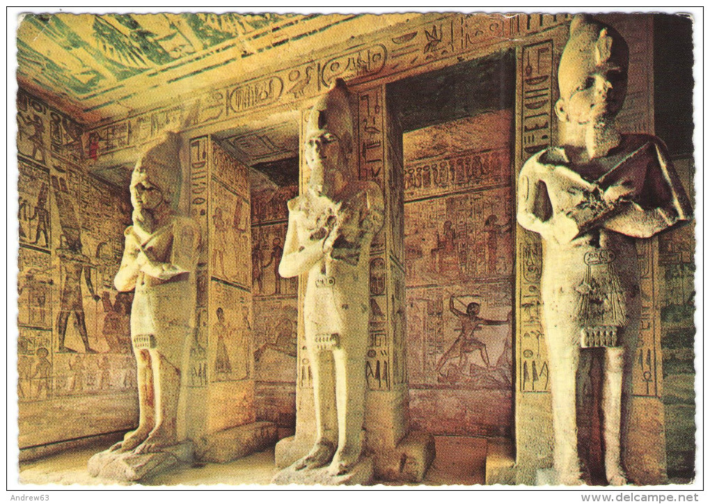 EGITTO - EGYPTE - Egypt - 1978 - 115 M Airmail - Abu Simbel, Hypostyle Hall In The Great Temple - Viaggiata Per Saint... - Abu Simbel