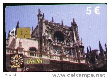 Phonecard Spain Catedral De Sevilla - Church - ReligionESPAÑA Tarjeta Telefonica  NOVEDAD 2010 - Emissions Basiques