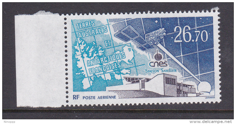 French Southern And Antarctic Territory SG 332 Airmail Map Of Antarctic Satellite MNH - Other & Unclassified