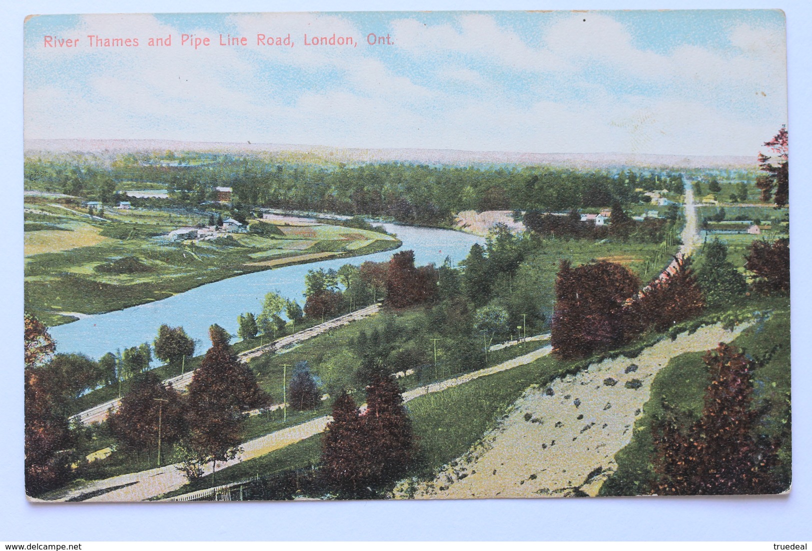 River Thames And Pipe Line Road, London, Ontario, Canada - London