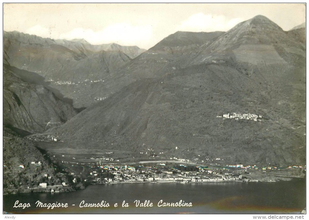 Photo Cpsm Cpm ITALIA. Lago Maggiore. Cannobio E La Valle Cannobina. Pour Sartrouville - Sonstige & Ohne Zuordnung