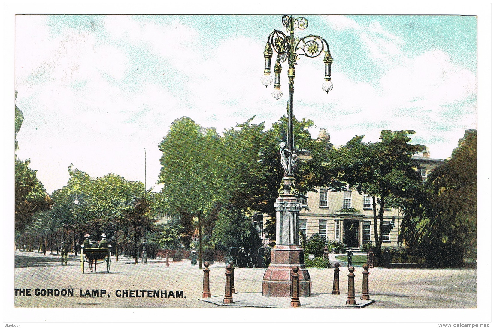 RB 1097 - Early Postcard - The Gordon Lamp - Cheltenham Gloucestershire - Cheltenham