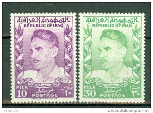 Irak 1960  Yv 292/293**, SG 537/38**, Sc 258/259**  MNH - Iraq