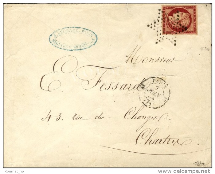 Etoile / N° 6 Càd Superbe Nuance Cerise Càd PARIS (60). 1853. - SUP. - RR. - 1849-1850 Cérès