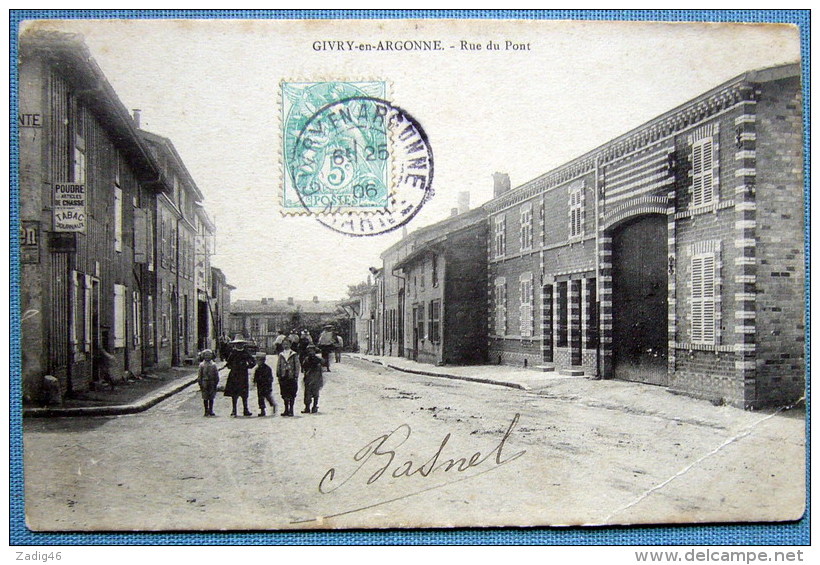 GIVRY EN ARGONNE - RUE DU PONT - Givry En Argonne