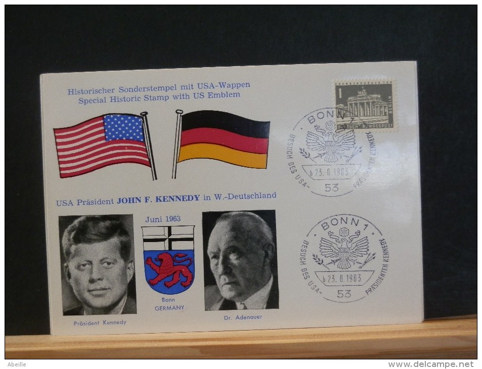 58/808    CP  ALLEMAGNE  1963 - Kennedy (John F.)