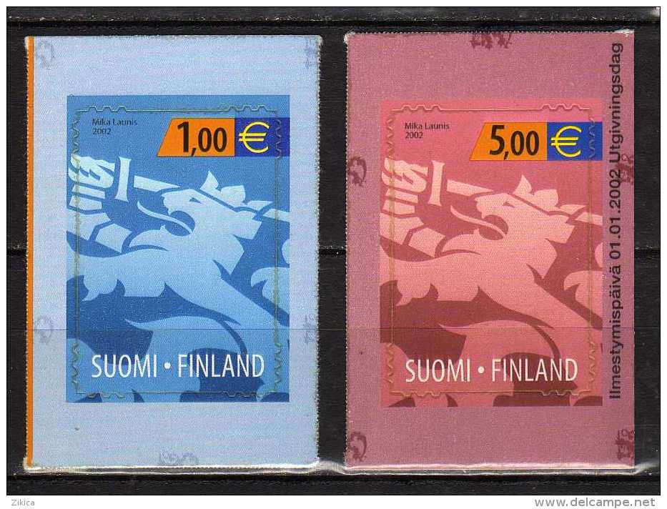 Finland 2002 Coat Of Arms - Self-Adhesive Stamps.lion.MNH - Nuovi