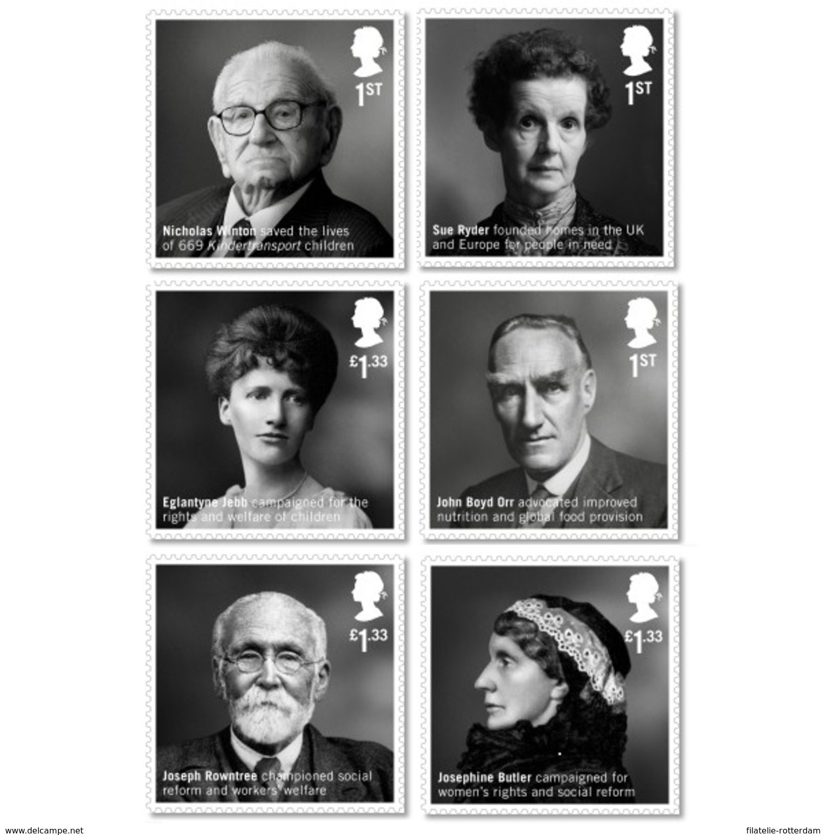 Groot-Britannië / Great Britain - Postfris / MNH - Complete Set Britse Humanisten 2016 - Nuevos