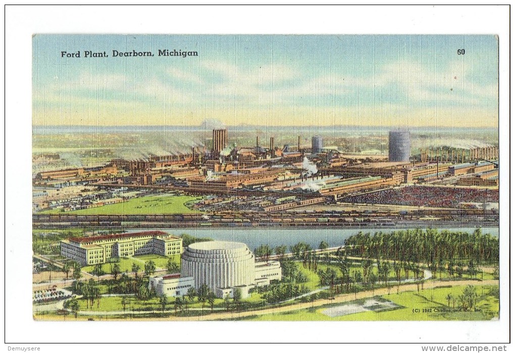 34951 Ford Plant Dearborn Michigan - Dearborn