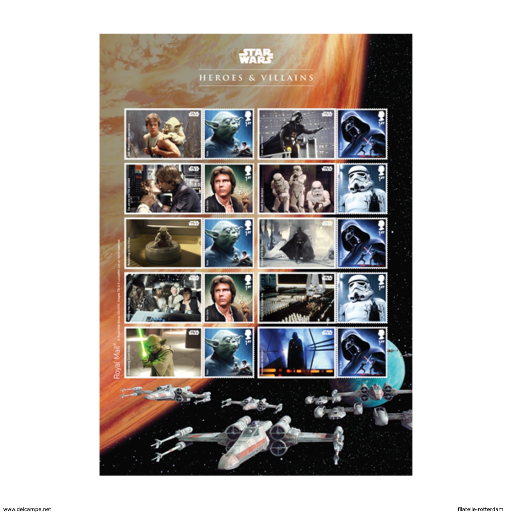 Groot-Britannië / Great Britain - Postfris / MNH - Collector Sheet Star Wars 2015 - Nuevos