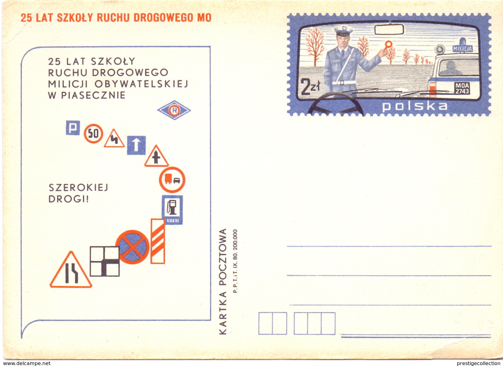 POLAND  ROAD SAFETY  POST CARD    ( MA160039) - Incidenti E Sicurezza Stradale