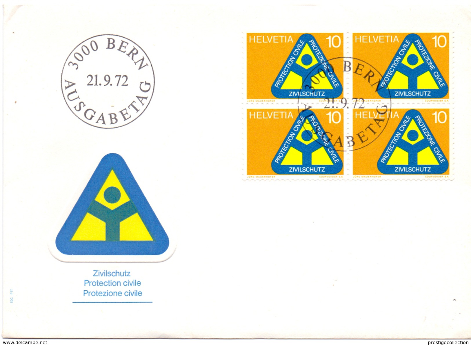 BERN HELVETIA   ROAD SAFETY COVER 1972    ( MA160041) - Incidenti E Sicurezza Stradale