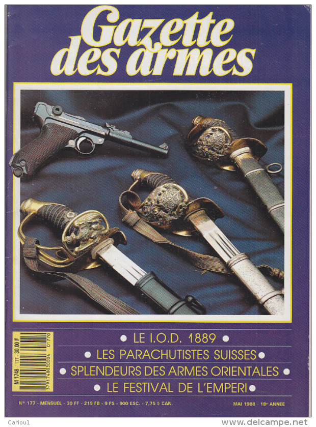 C1 Revue GAZETTE DES ARMES # 177 1988 - Français