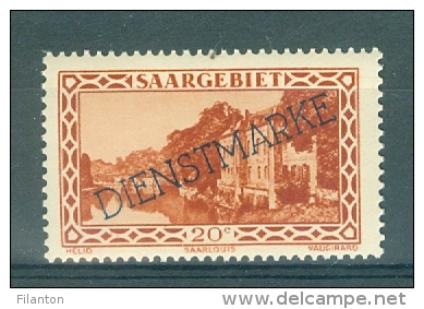 SAAR - SARRE - Mi Nr 24 - Dienstmarken - MNH** - Cote 8,00 € - Autres & Non Classés