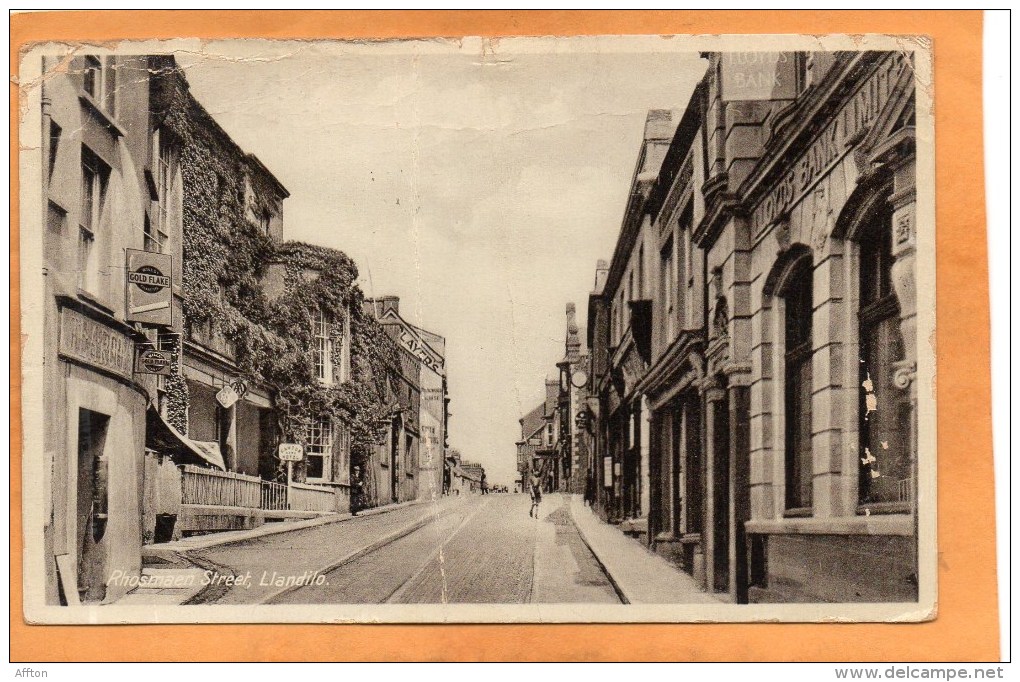 Llandeilo Rhosmaen Street 1936  Postcard - Carmarthenshire