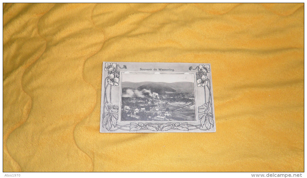 CARTE POSTALE ANCIENNE CIRCULEE DATE ?. / SOUVENIR DE WESSERLING. AVEC DEPLIANT DE VUES. - Wesseling