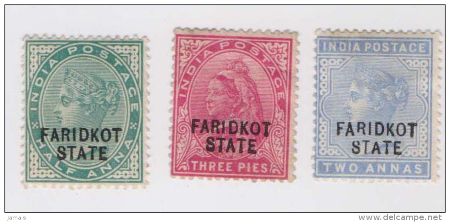 India, Princely State Faridkot, MH Inde Indien - Other & Unclassified