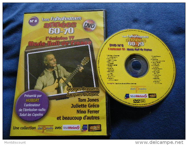 DVD LES FABULEUSES ANNEES 60/70 N°8.... REGARDEZ J´AI D´AUTRES NUMEROS... - Concerto E Musica
