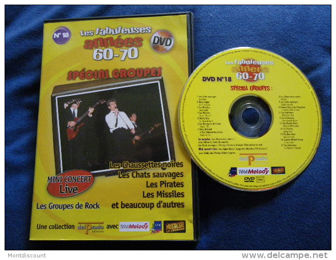 DVD LES FABULEUSES ANNEES 60/70 N°18.... REGARDEZ J´AI D´AUTRES NUMEROS... - Concert & Music