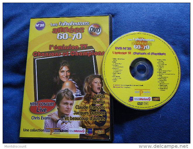 DVD LES FABULEUSES ANNEES 60/70 N°20.... REGARDEZ J´AI D´AUTRES NUMEROS... - Concert & Music