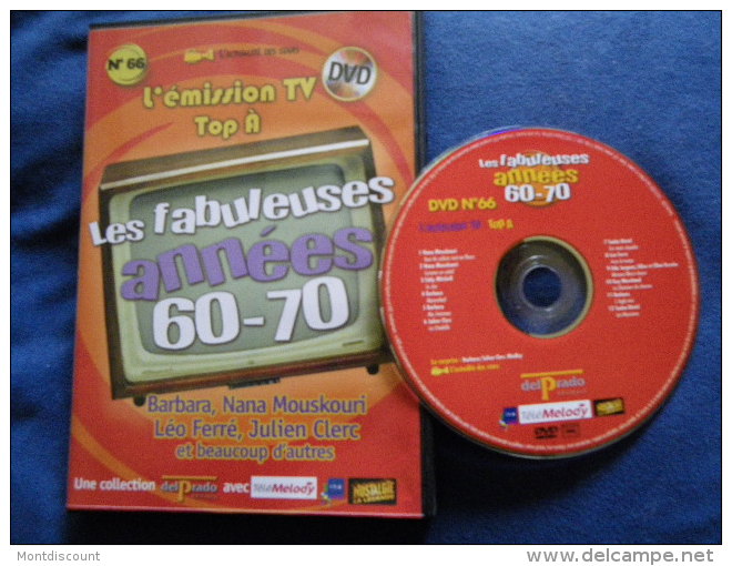 DVD LES FABULEUSES ANNEES 60/70 N°66.... REGARDEZ J´AI D´AUTRES NUMEROS... - Concerto E Musica