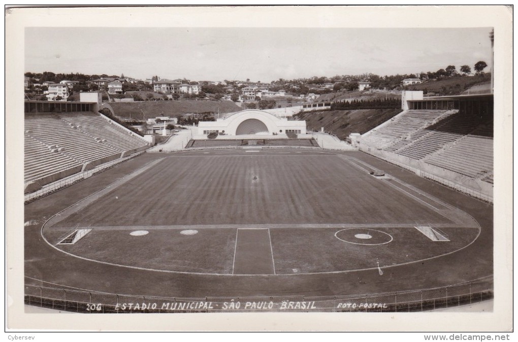 SAO PAULO - Estadio Municipal - Carte Glacée - Très Bon état - São Paulo