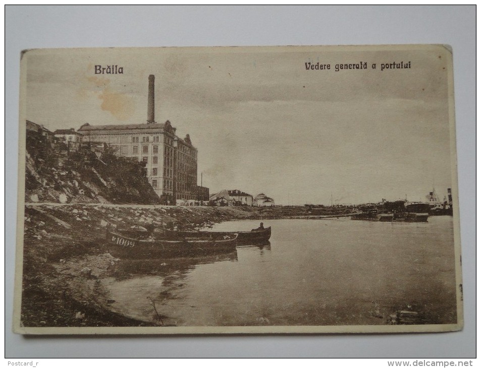 Romania Braila Vedere Generala A Portului  1934  A 104 - Romania