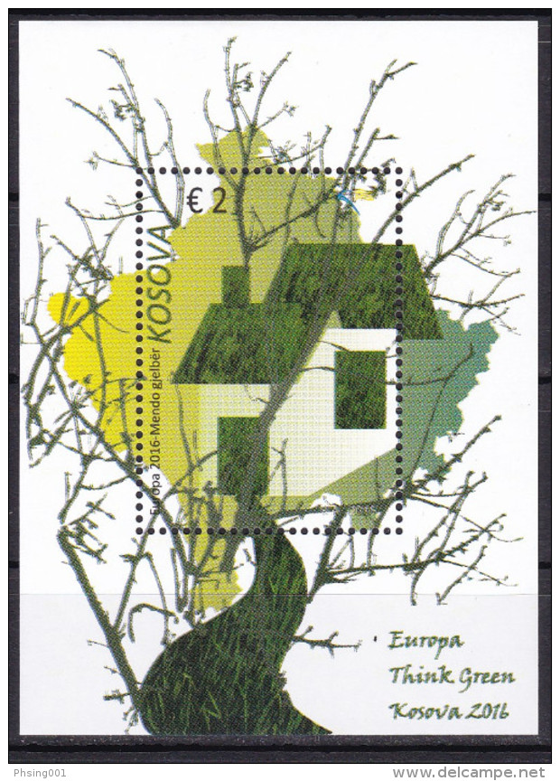 Kosovo 2016 Europa, Environment, Ecology, Tree, Block MNH - 2016