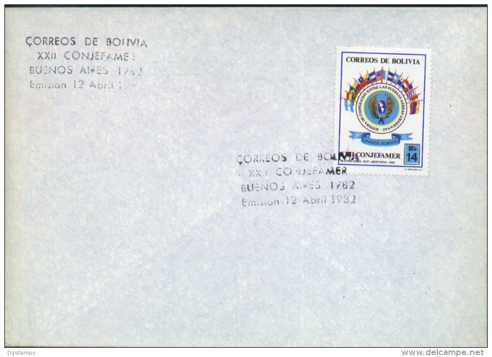 Bolivia 1982 FDC CEFIBOL 1158s. XII CONJEFAMER En Buenos Aires. See Desc. - Bolivien