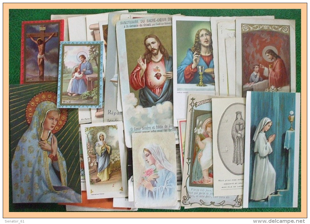 Lot De 32 Images Religieuses BE - Andachtsbilder