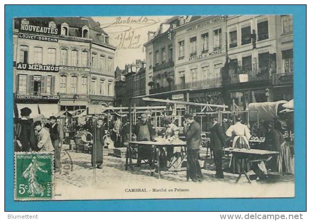 CPA - Marché Aux Poissons CAMBRAI 59 - Cambrai