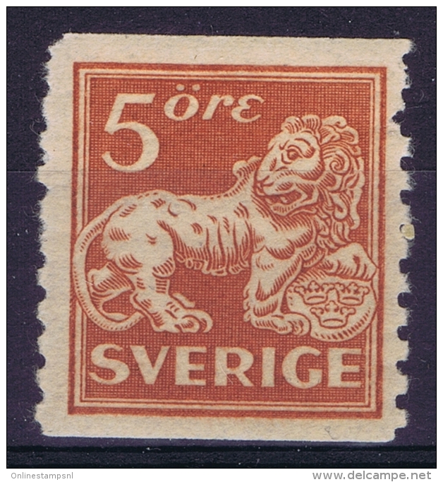 Sweden:  Mi Nr 174 I   MNH/**/postfrisch/neuf Sans Charniere 1921 No Watermark Perfo 9,75 - Nuevos
