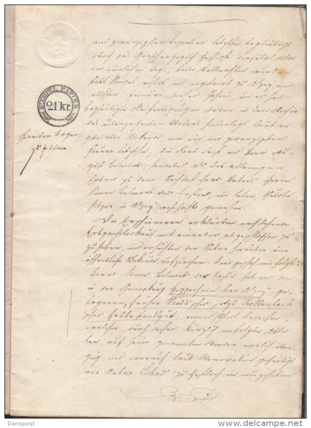 Leasehold Ransom Simon Belmont Of Alzey Father Of August Belmont I 1860 - Historical Documents