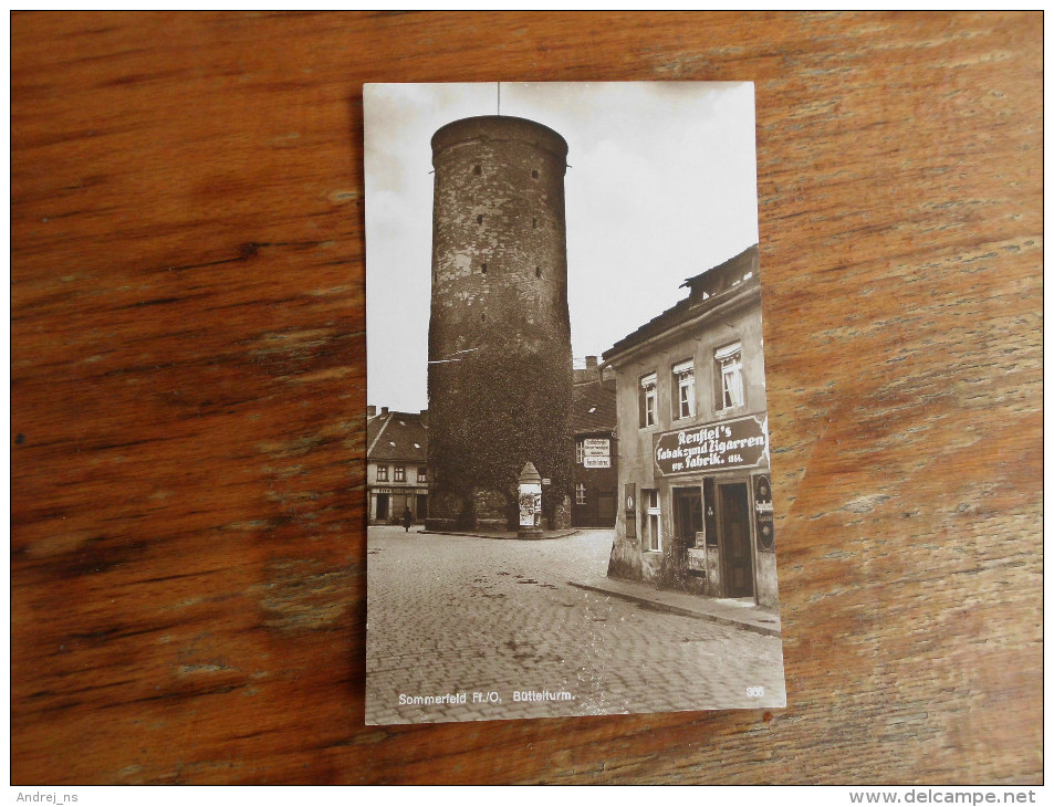 Sommerfeld Buttelturm  Renftels Fabrik Und Zigarren Fabrik - Neumark