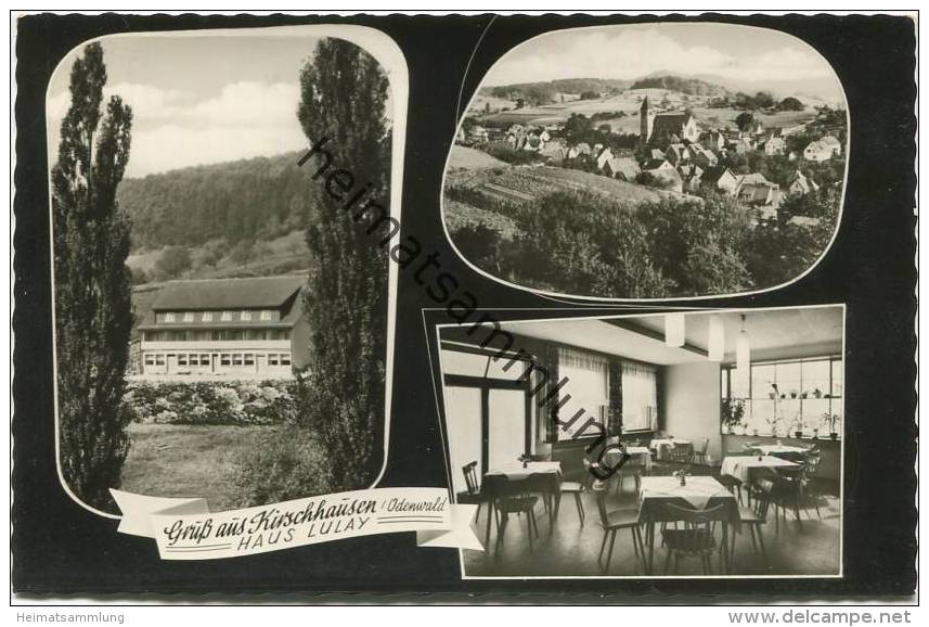 Heppenheim-Kirschhausen - Haus Lulay - Foto-AK - Verlag Wilhelm Gerling Darmstadt Gel. 1962 - Heppenheim