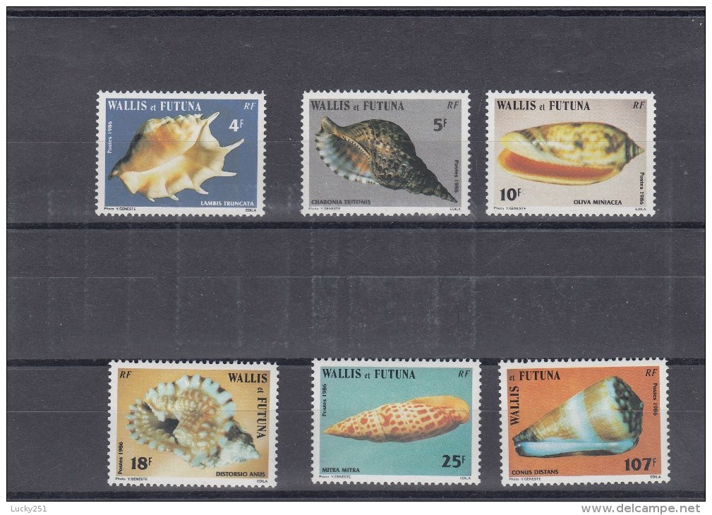 Wallis Et Futuna - Année 1986 - Coquillages - YT 337/342 - Neufs** - Nuovi