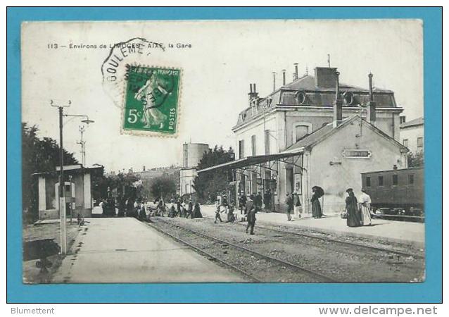 CPA  113 - Chemin De Fer La Gare AIXE SUR VIENNE Environs De LIMOGES 87 - Autres & Non Classés