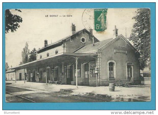 CPA - Chemin De Fer La Gare DORAT 87 - Le Dorat