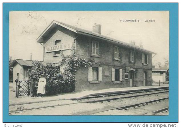 CPA Chemin De Fer La Gare De VILLEPARISIS 77 - Villeparisis